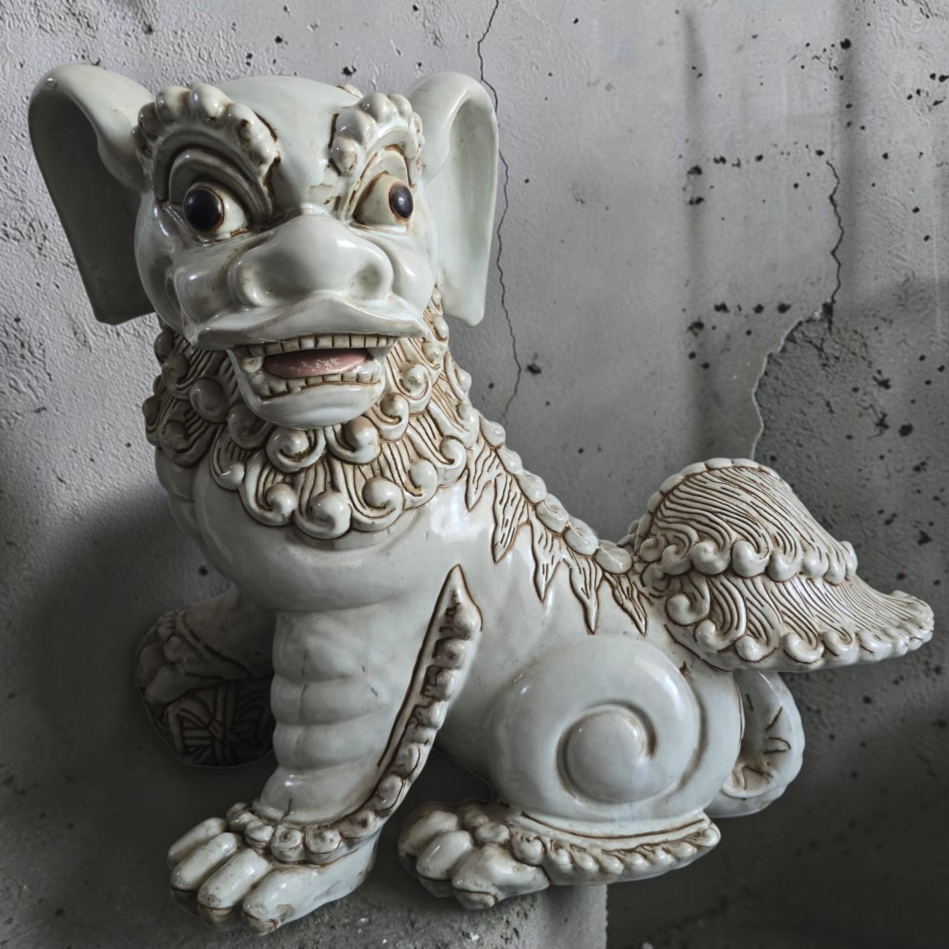 Ceramic Temple Guardian Lions (Shishi)
