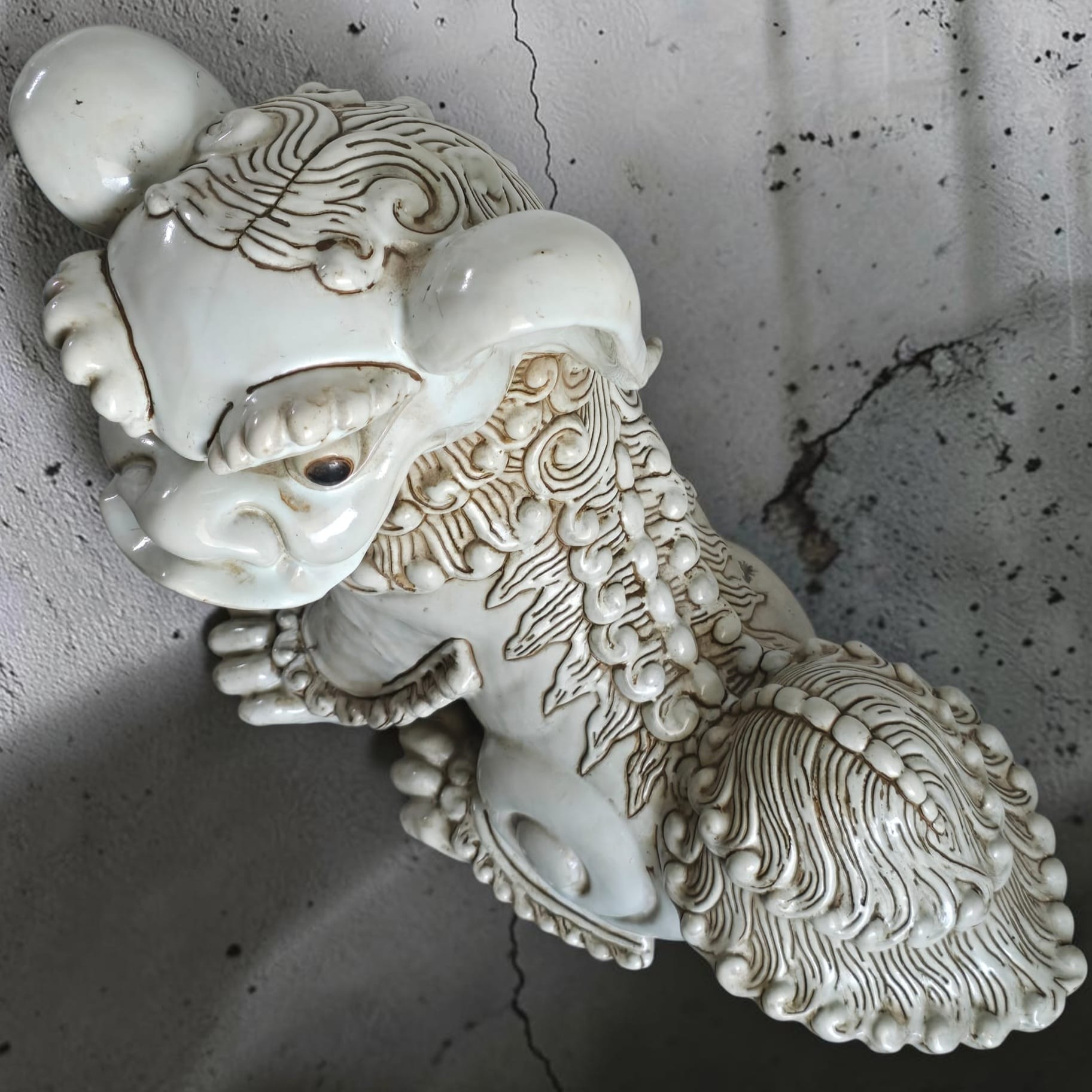Ceramic Temple Guardian Lions (Shishi)