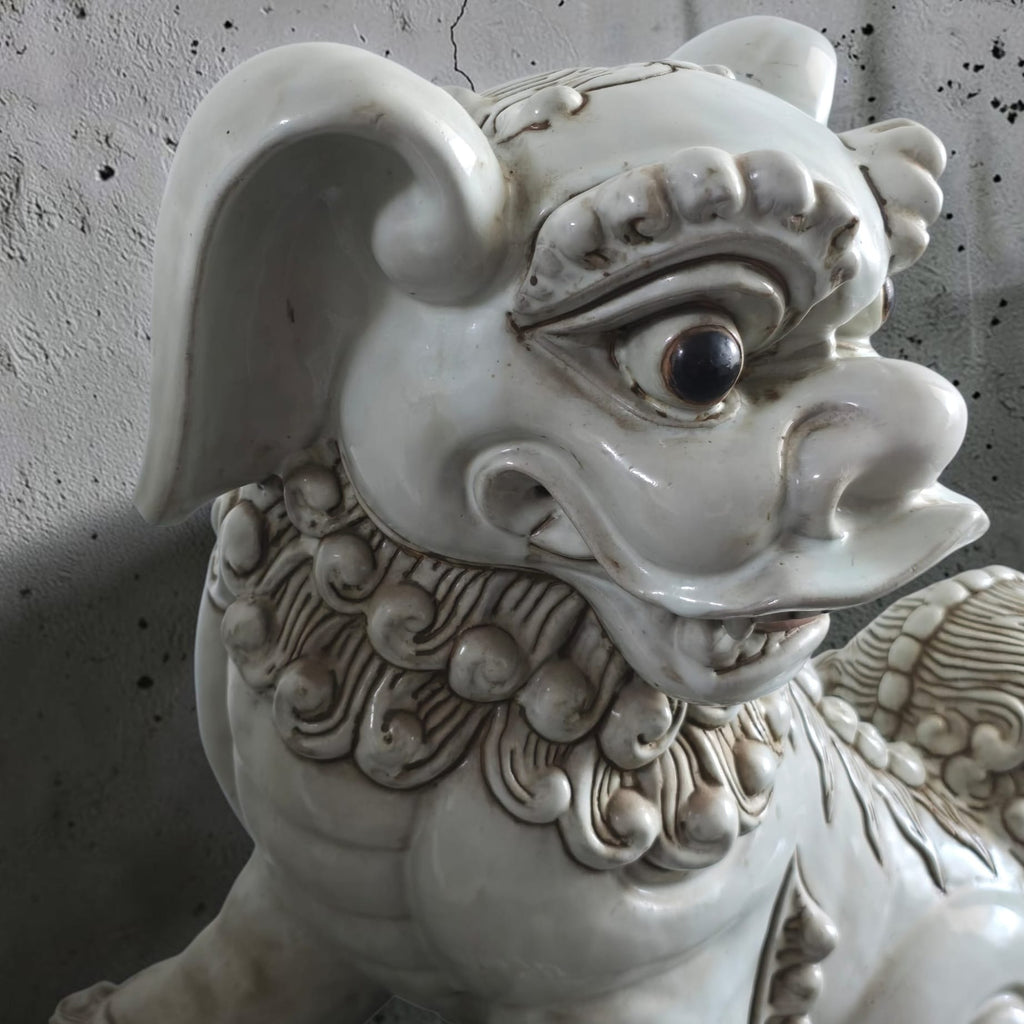 Ceramic Temple Guardian Lions (Shishi)
