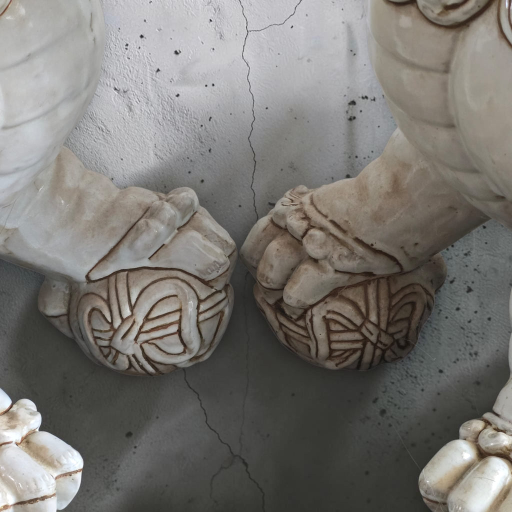 Ceramic Temple Guardian Lions (Shishi)