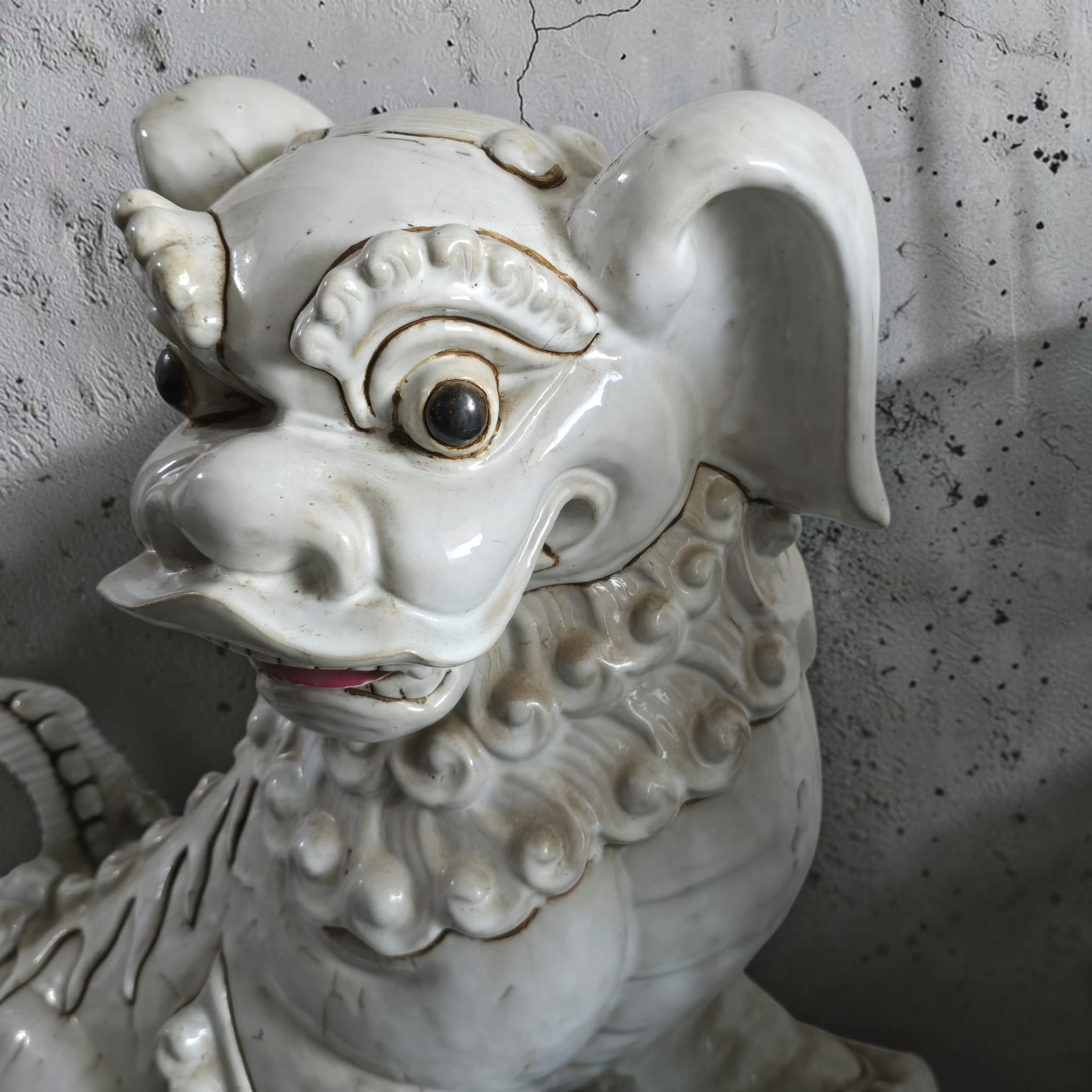 Ceramic Temple Guardian Lions (Shishi)