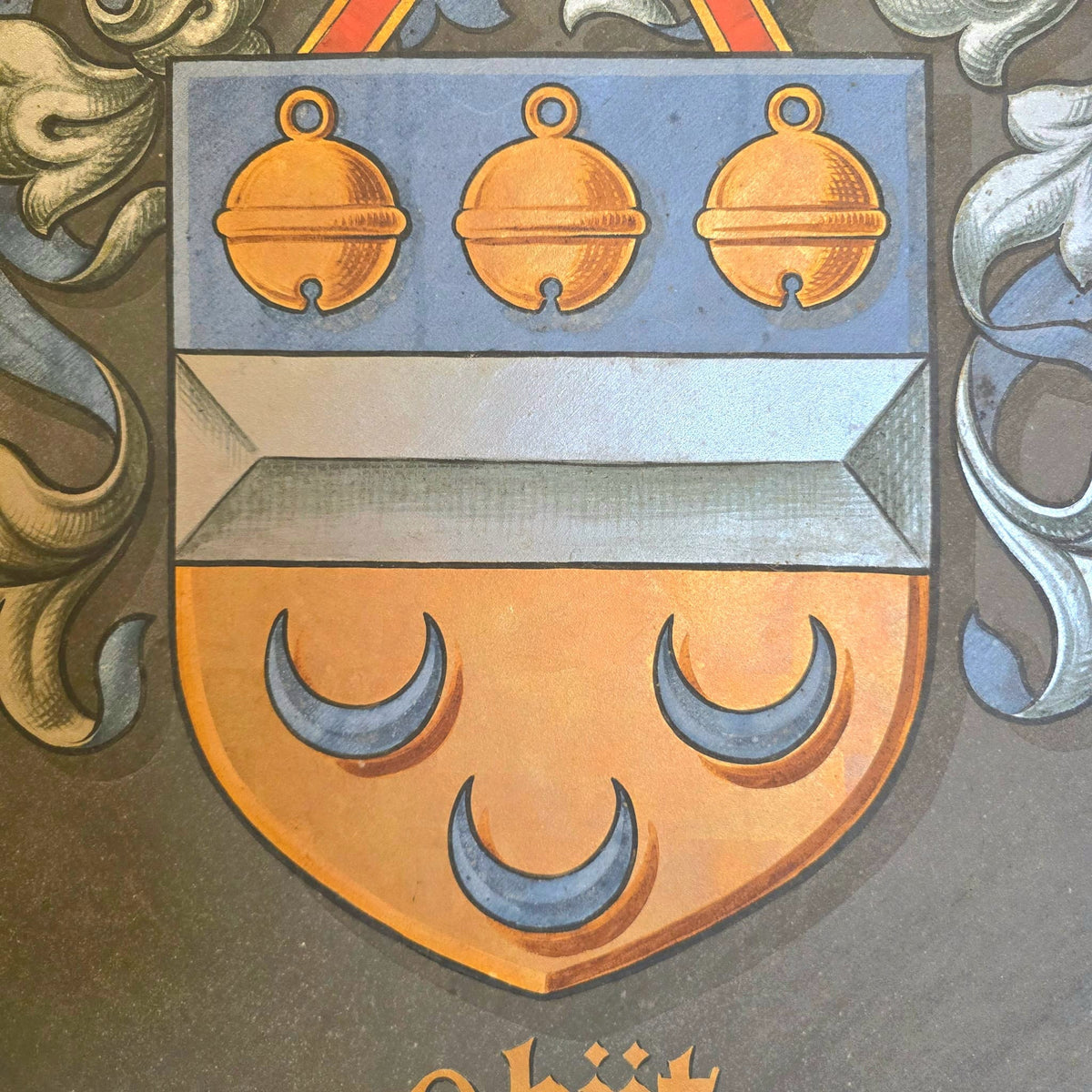 Belgian Funerary Hatchment - Van den Hecke - 1926
