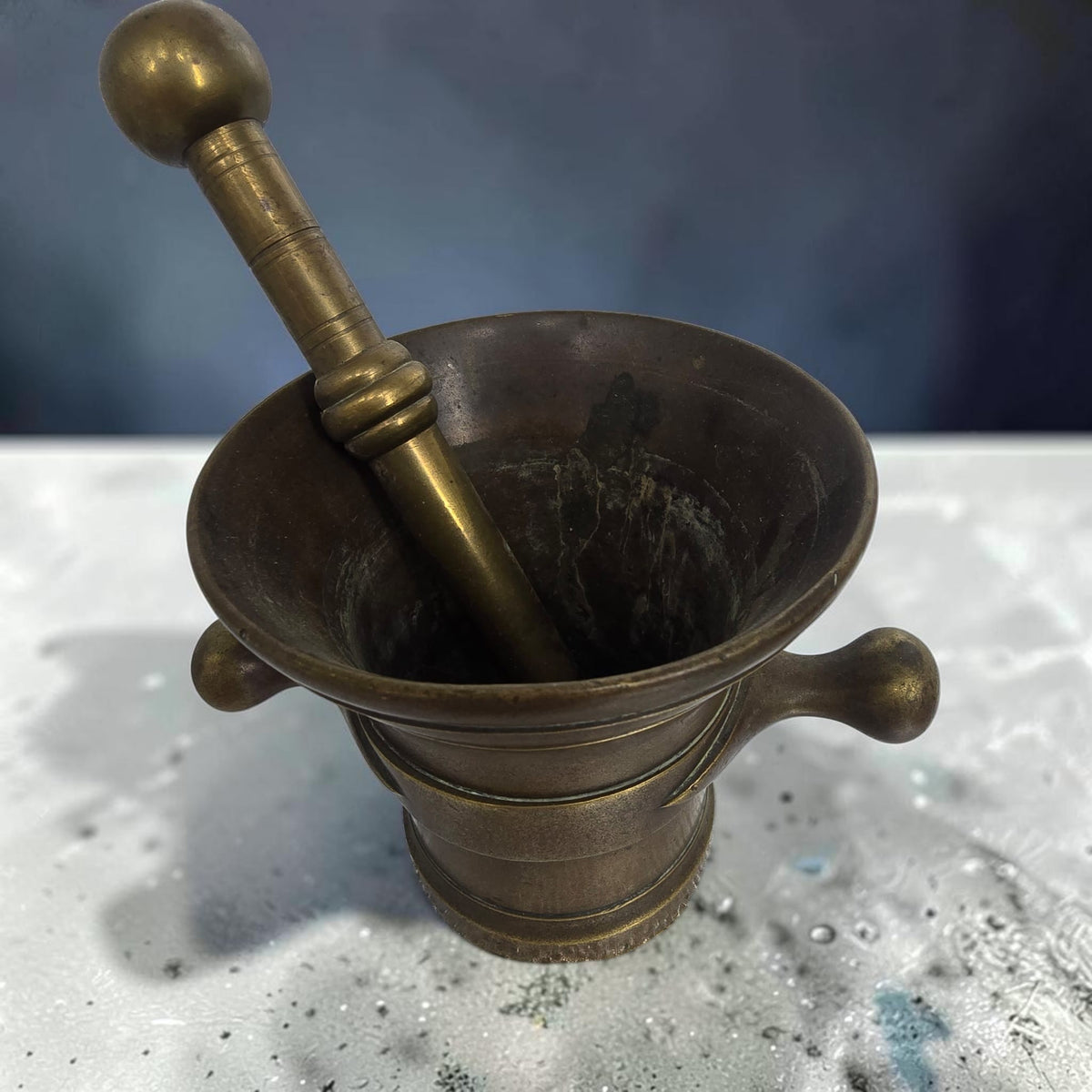 Georgian Bronze Apothecary Mortar & Pestle Set – c. 1780-1810