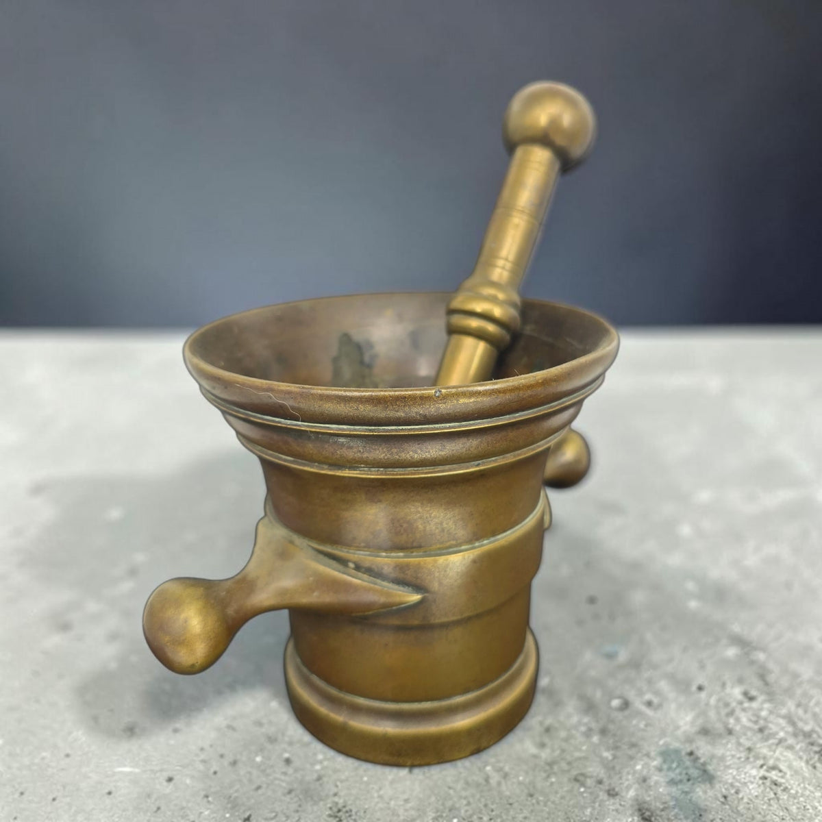 Georgian Bronze Apothecary Mortar & Pestle Set – c. 1780-1810