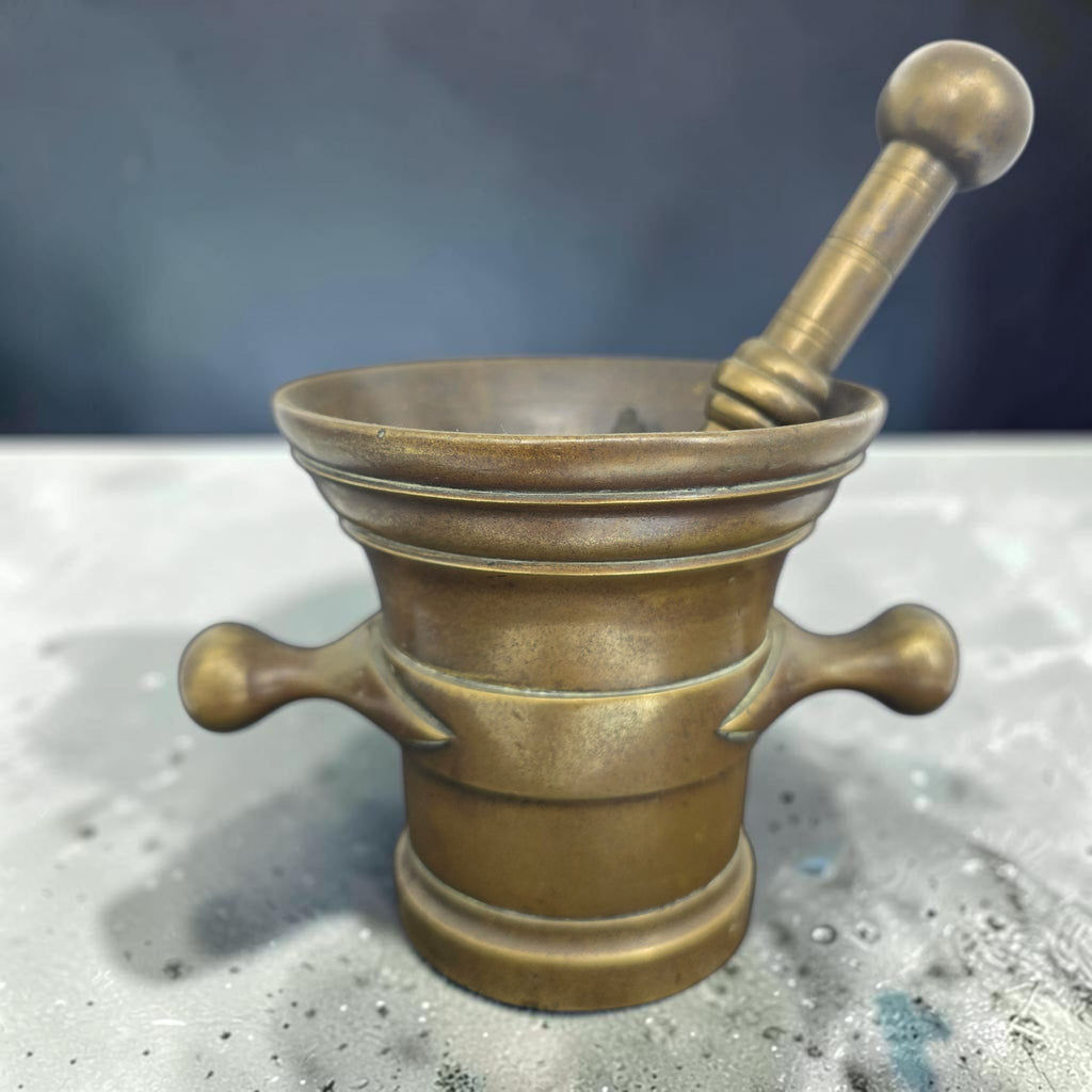 Georgian Bronze Apothecary Mortar & Pestle Set – c. 1780-1810