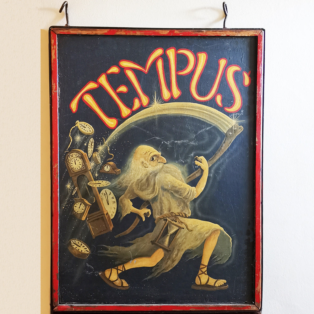 Horologists' Hand Painted Double-Sided Shop Sign