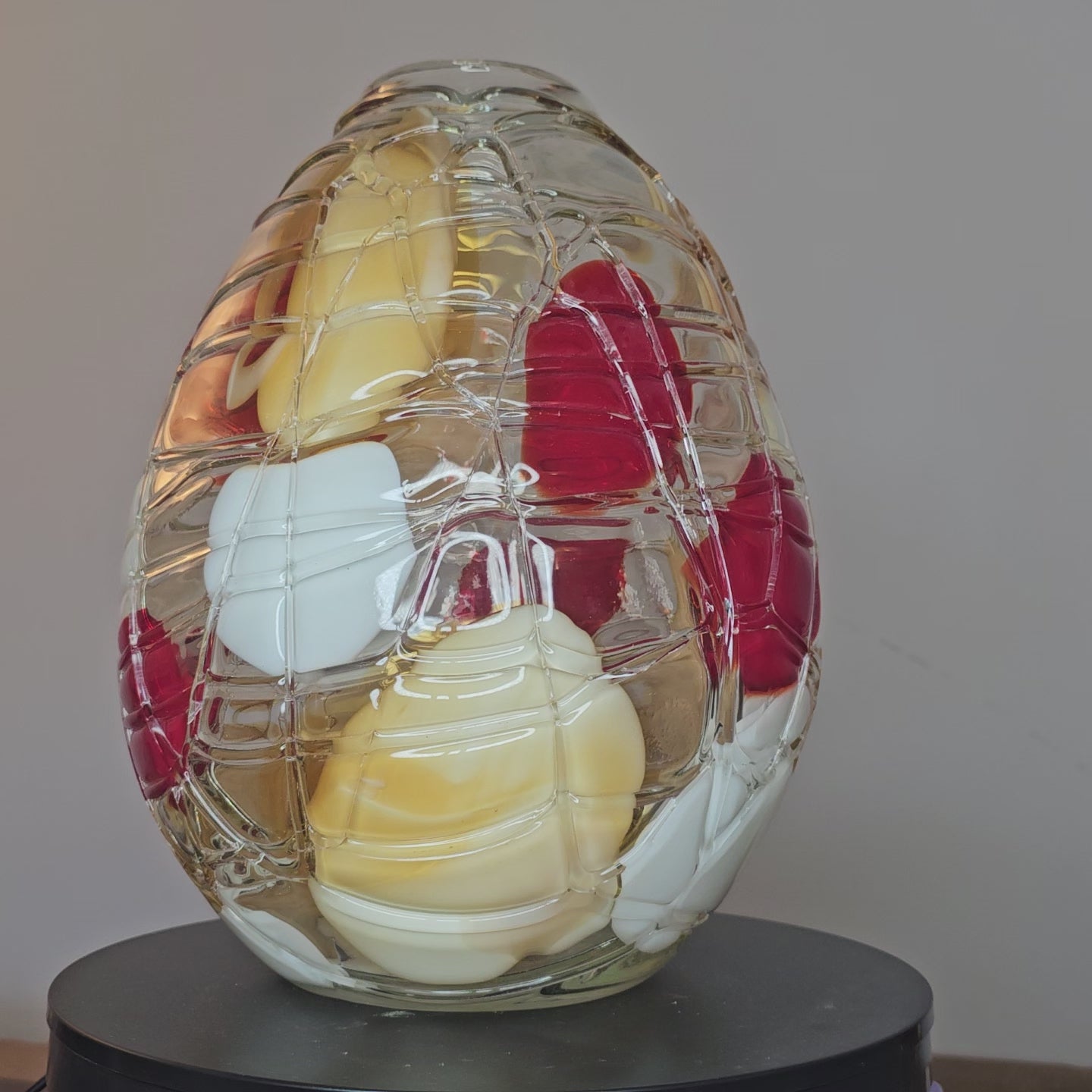 Mid Century Art Glass Vase