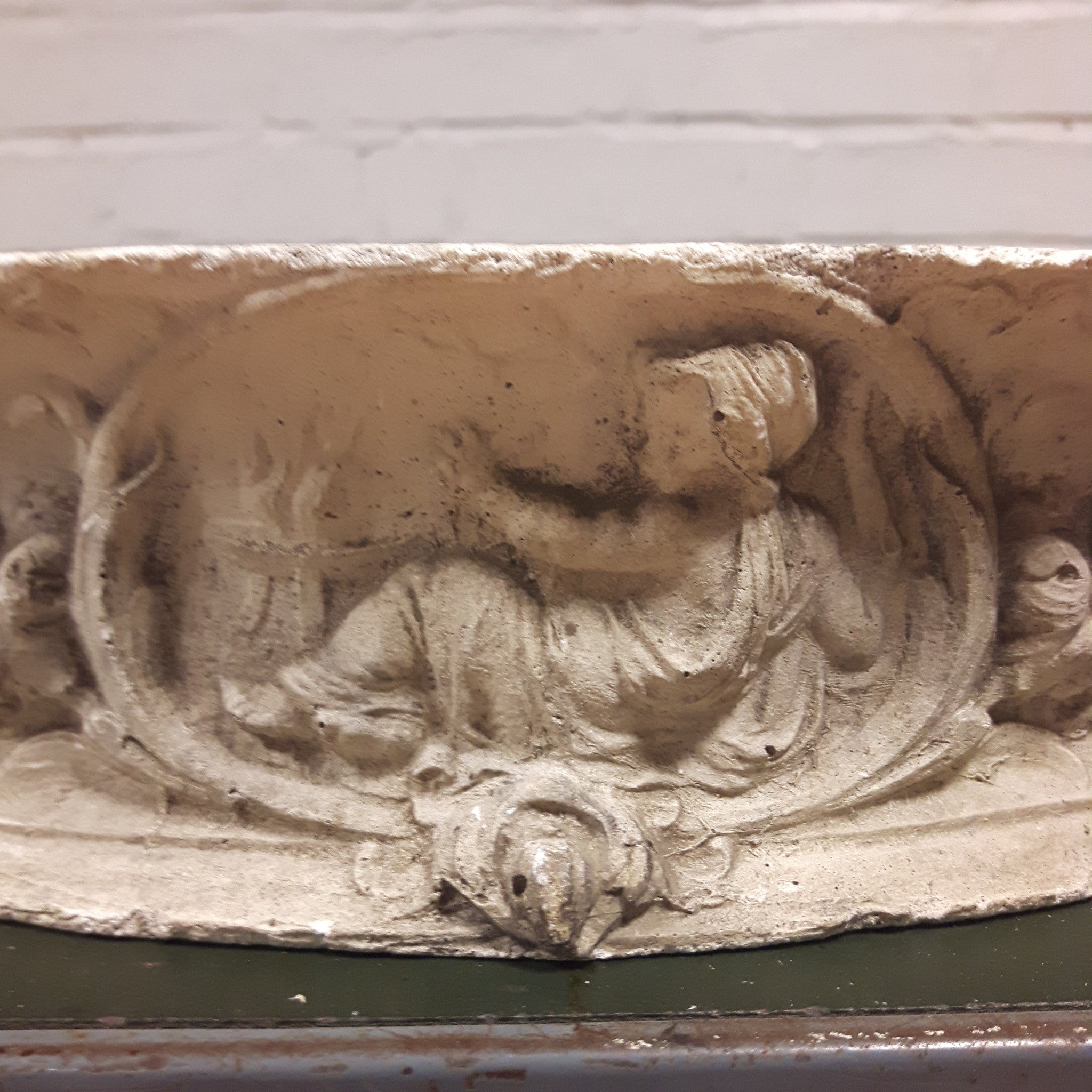 Antique Plaster Relief Plaque