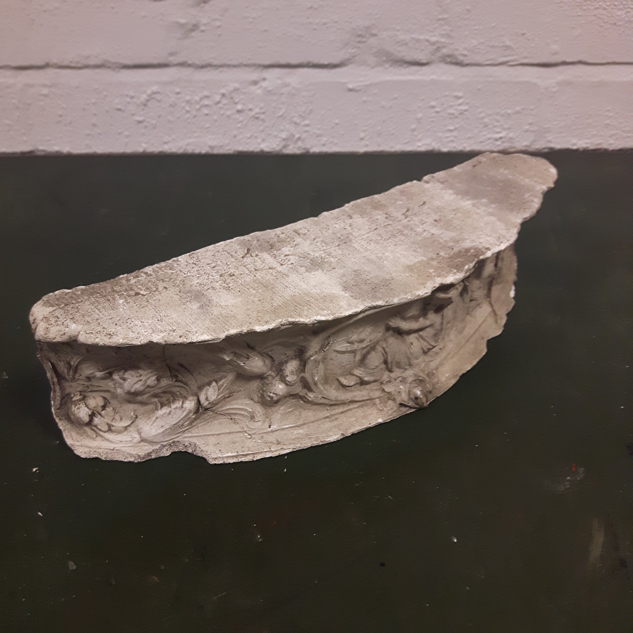 Antique Plaster Relief Plaque