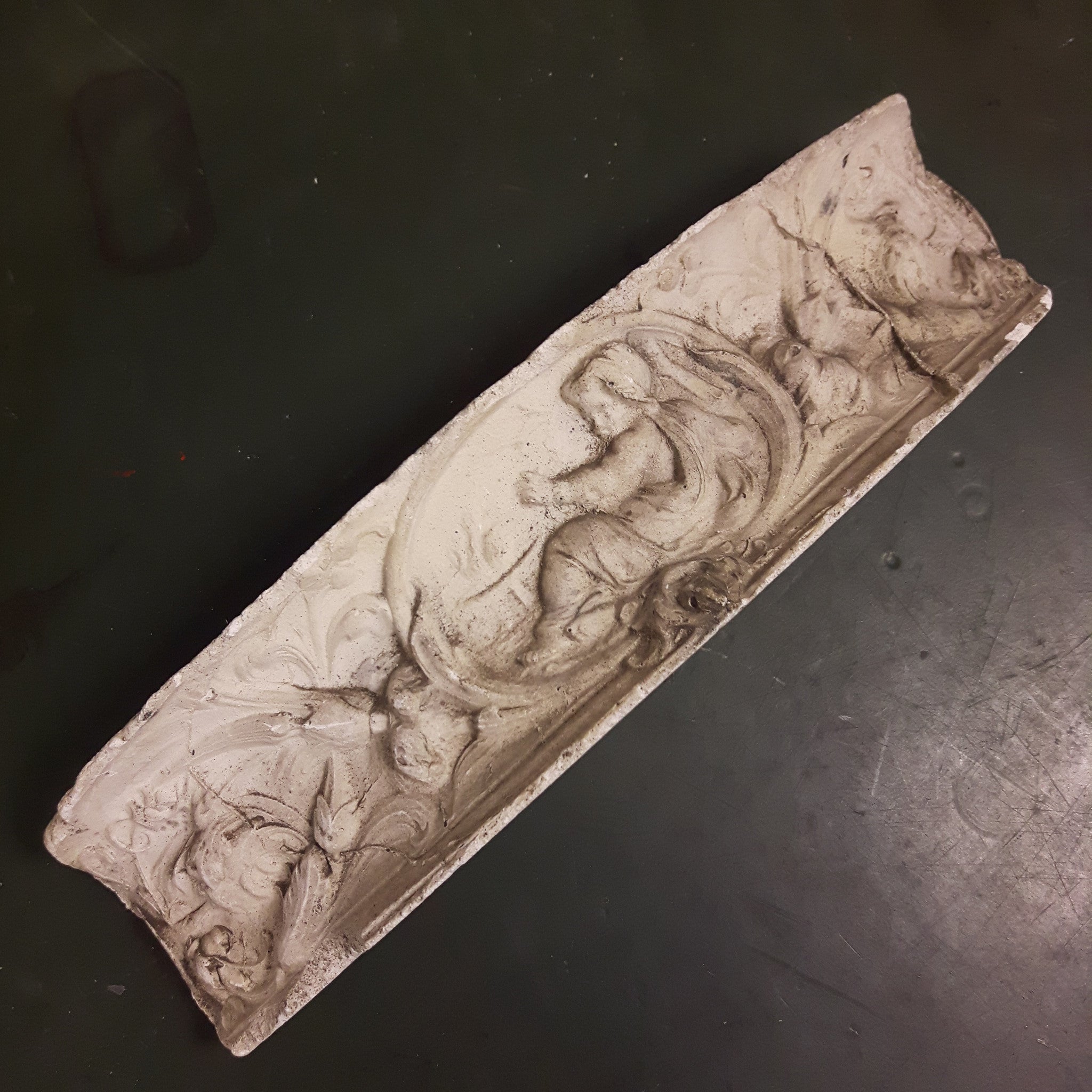 Antique Plaster Relief Plaque