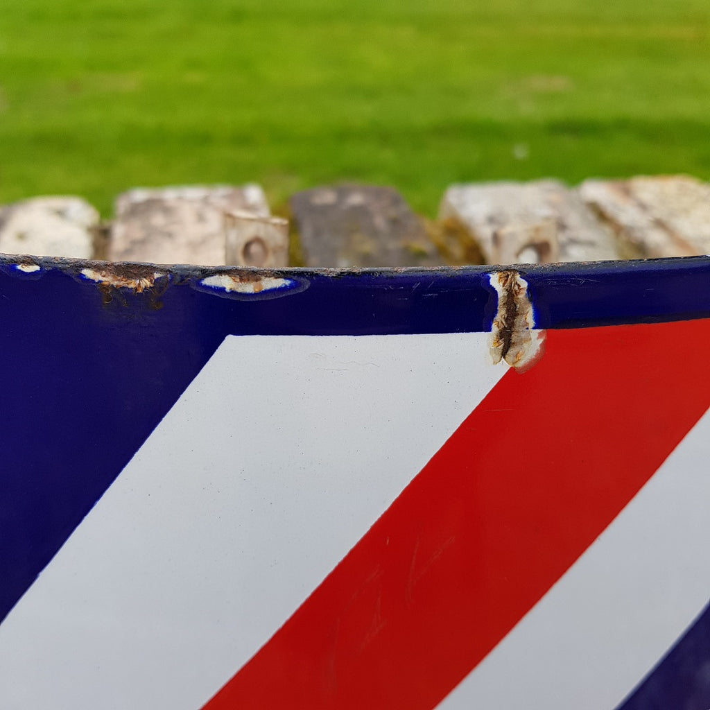 Barber Shop Enamel Sign