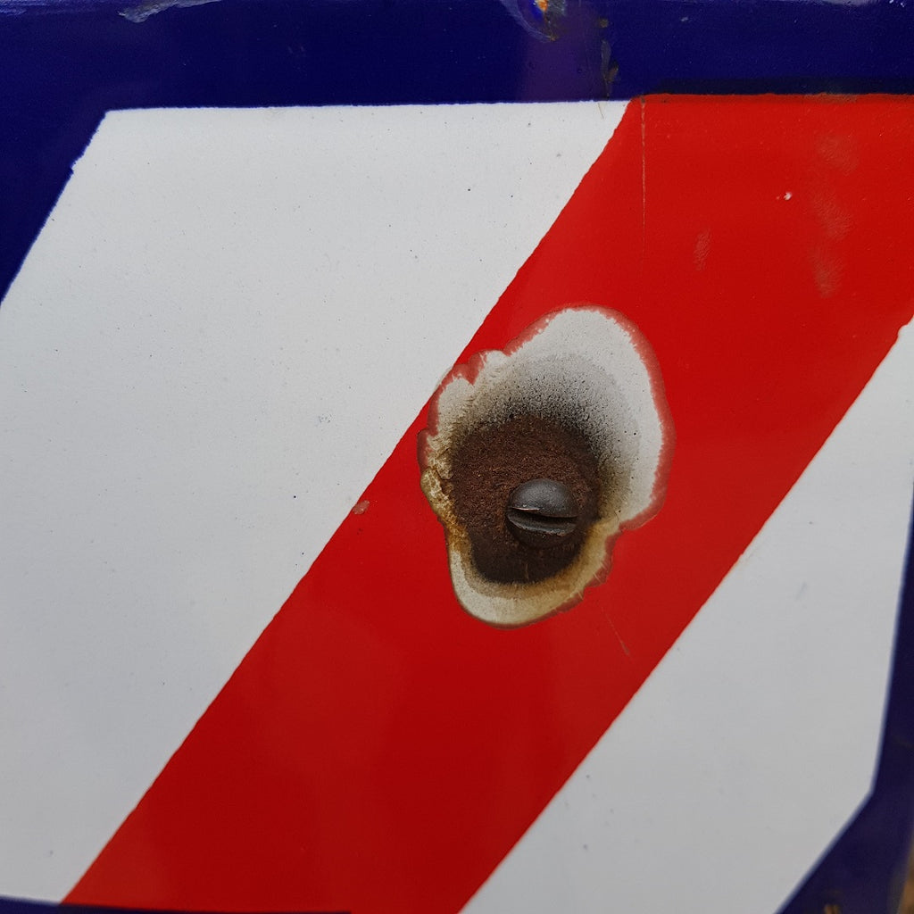 Barber Shop Enamel Sign