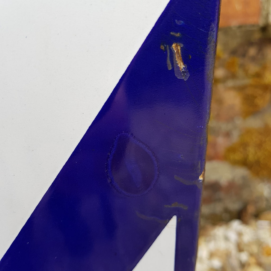 Barber Shop Enamel Sign