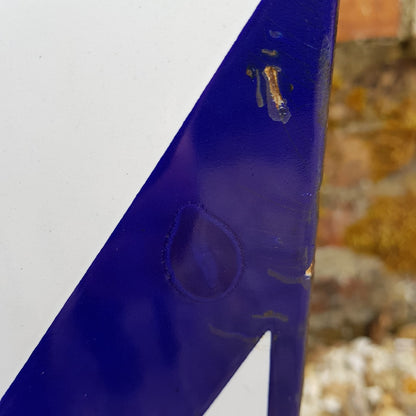 Barber Shop Enamel Sign