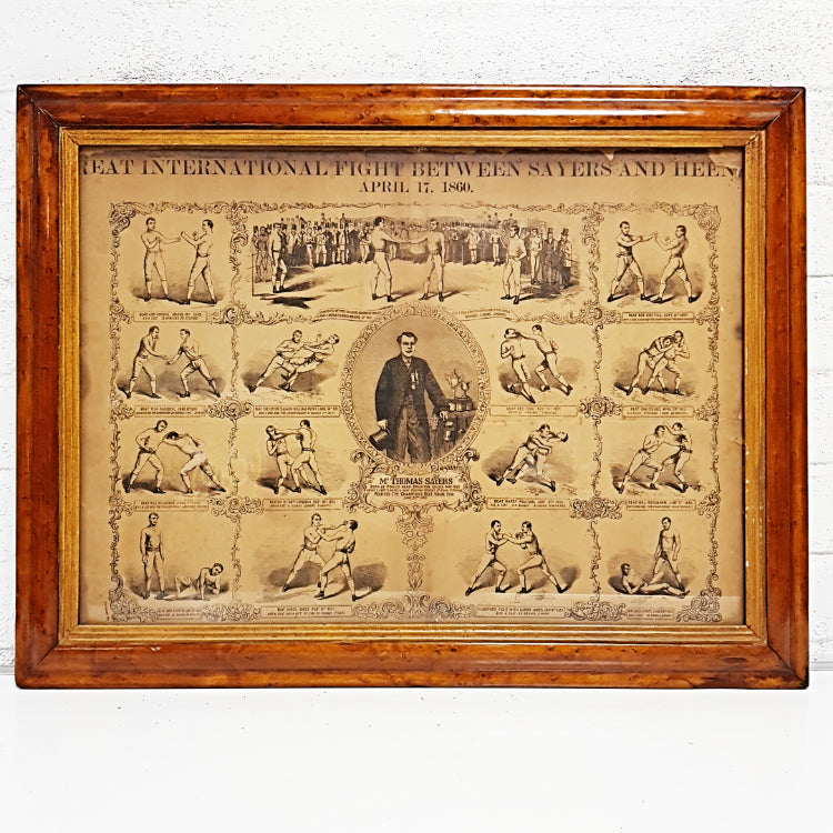 19th Century Boxing Poster