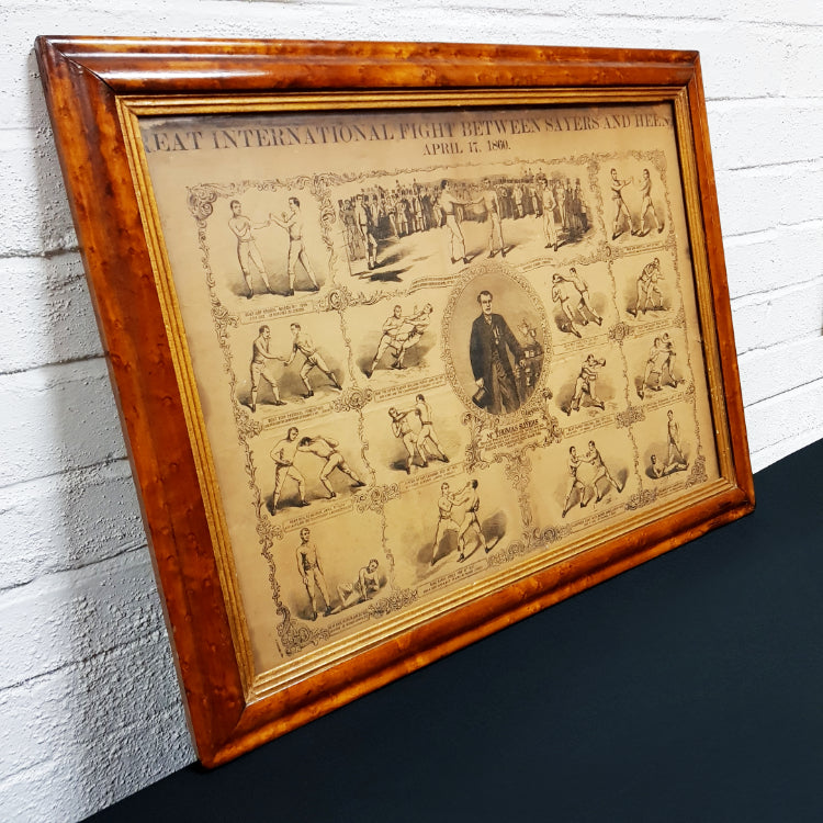 19th Century Boxing Poster