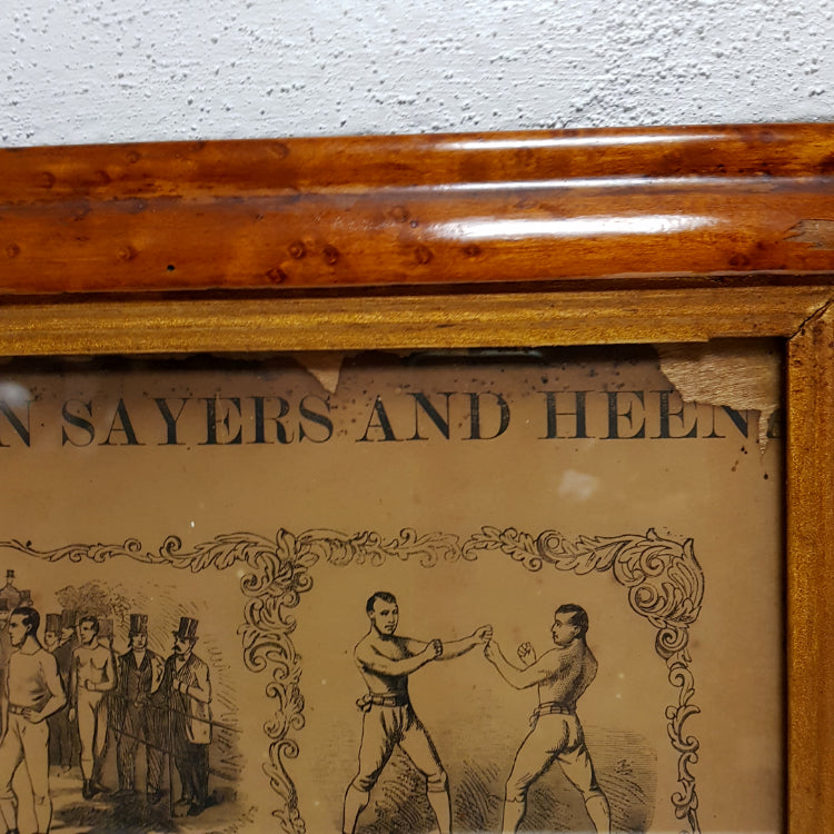 19th Century Boxing Poster