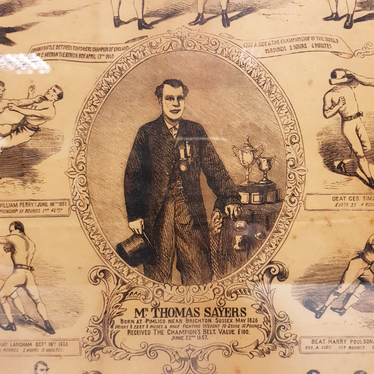 19th Century Boxing Poster