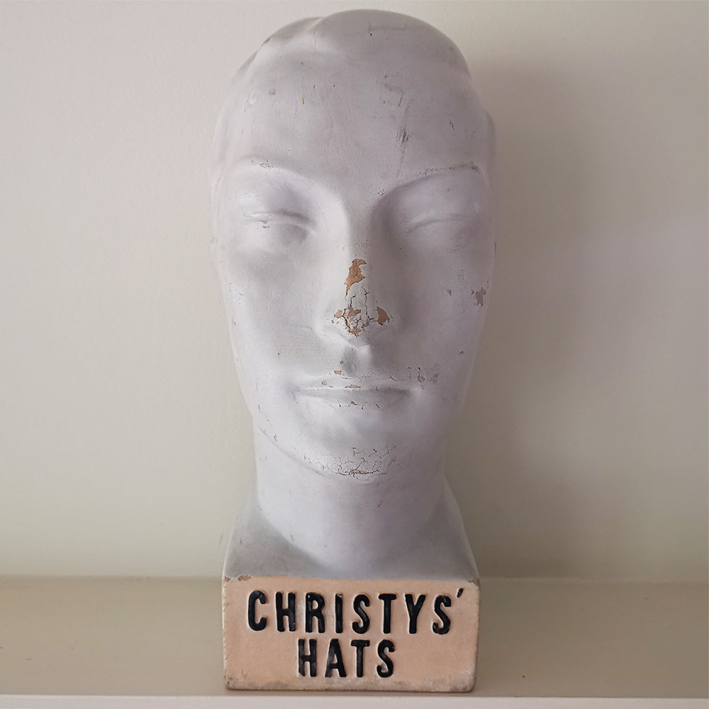 Christys&#39; Hats Advertising Bust