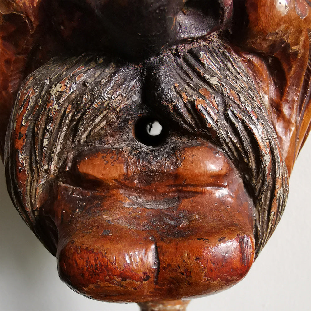 Japanese Noh Theatre Puppet Head