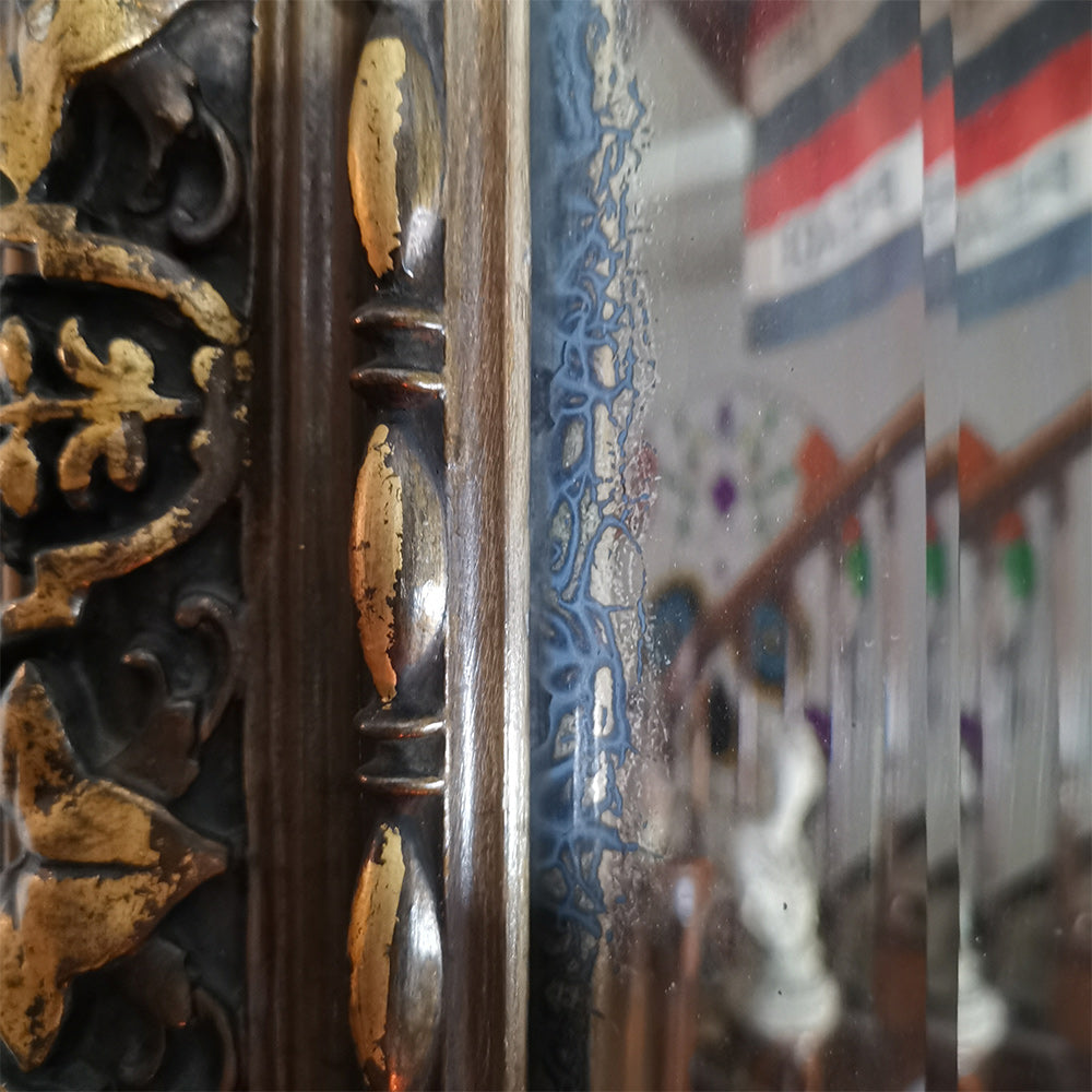 Giltwood & Gesso Cherub Mirror